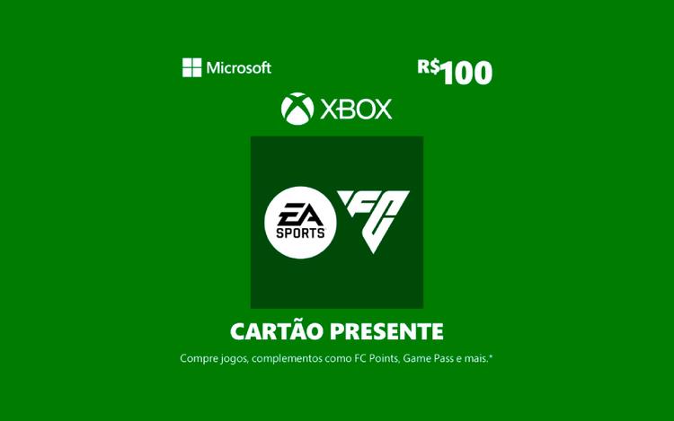 Cartão Presente R$100 EA FC XBOX 