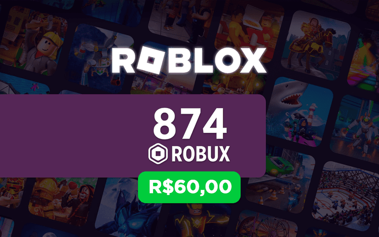 R$60 Roblox - Cartão Presente Digital [Exclusivo Brasil]