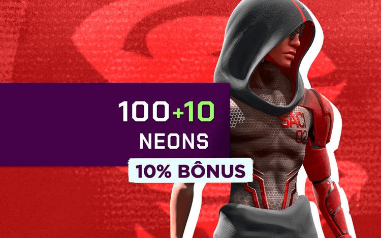 El Hero - 100 Neons + 10% de Bônus