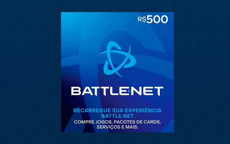Cartão Presente Battle.Net – R$ 500 [Exclusivo Brasil]