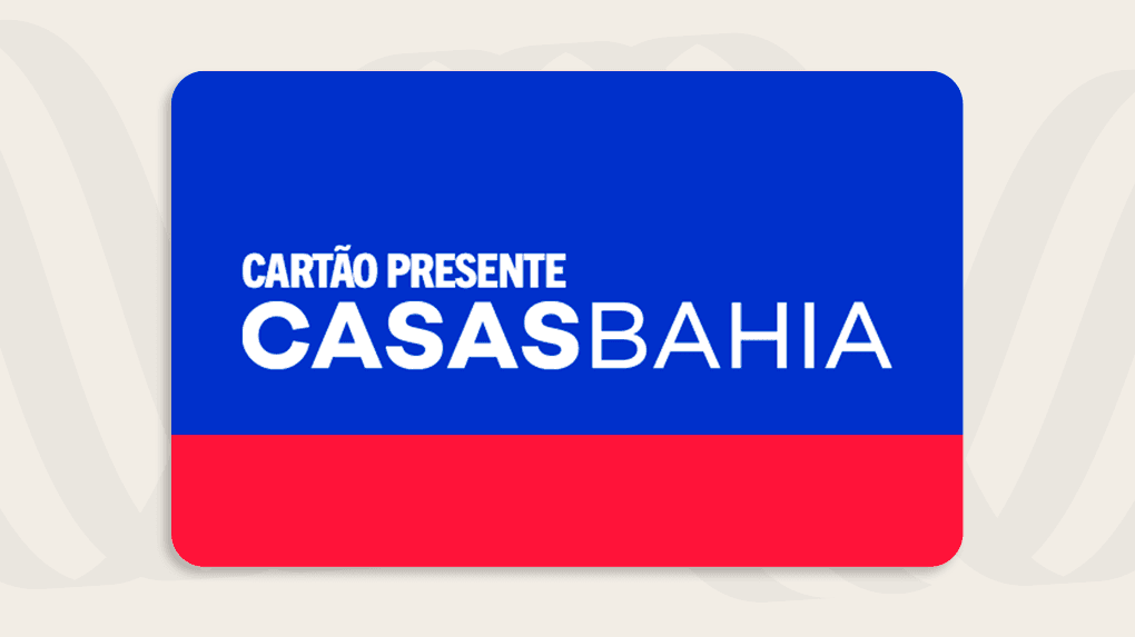 Gift Card Casas Bahia - R$ 100