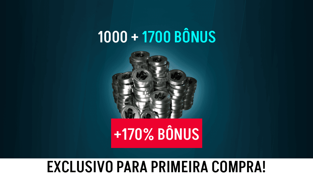 Rainbow Six Mobile - 1.000 Platina + Bônus de 1.700 (PRIMEIRA COMPRA!)