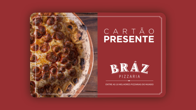 Gift Card Bráz Pizzaria  - R$150