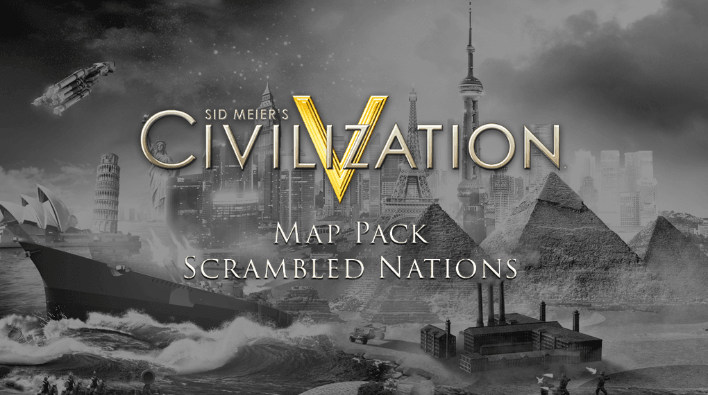 Civilization V - Scrambled Nations Map Pack