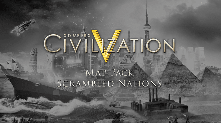 Civilization V - Scrambled Nations Map Pack