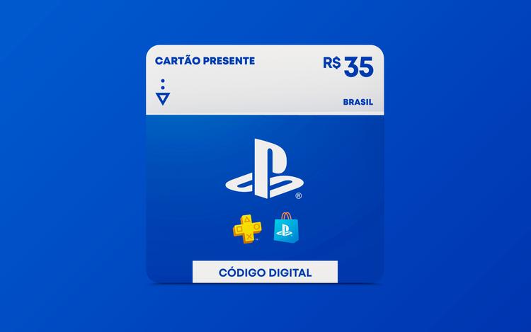R$35 Gift Card PlayStation Store - Cartão Presente [Exclusivo Brasil]