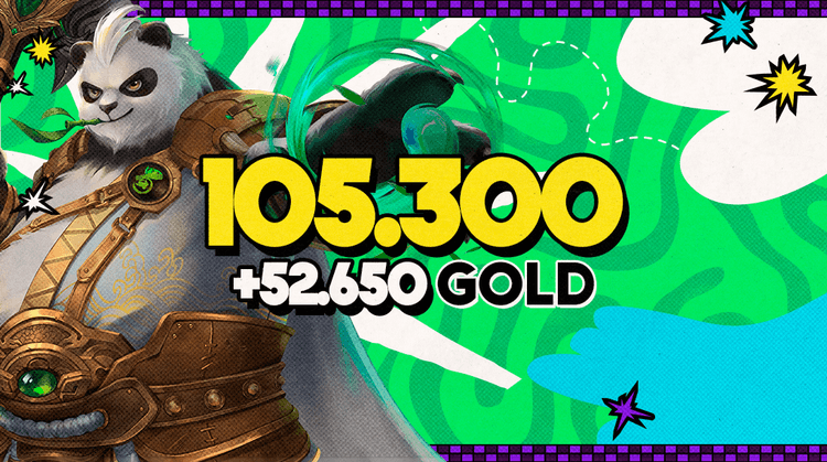 Perfect World - 105.300 Gold + 50% bônus