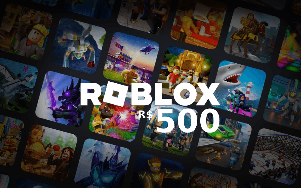 R$500 Roblox - Cartão Presente Digital [Exclusivo Brasil] | Hype Games
