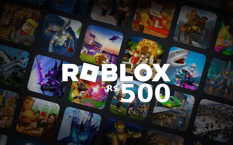 R$500 Roblox - Cartão Presente Digital [Exclusivo Brasil]