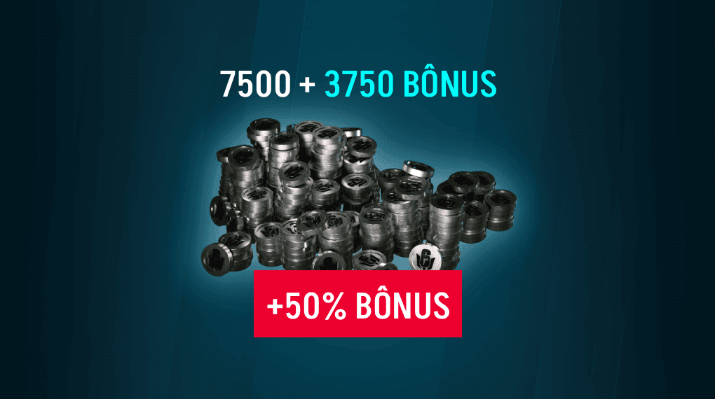 Rainbow Six Mobile - 7.500 Platina + Bônus de 3.750
