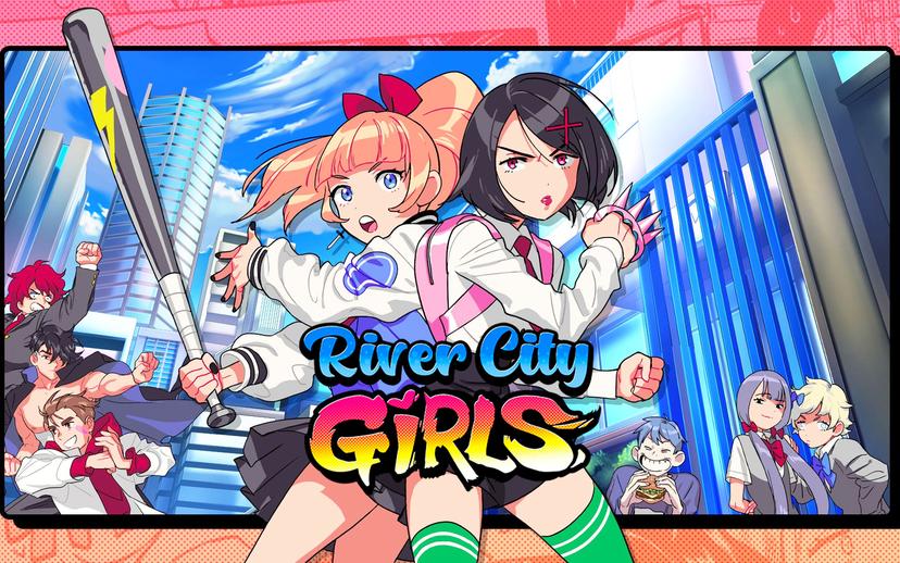 River City Girls Misako & Kyoko Manga Video Game Skateboard Deck & Grip Tape LE