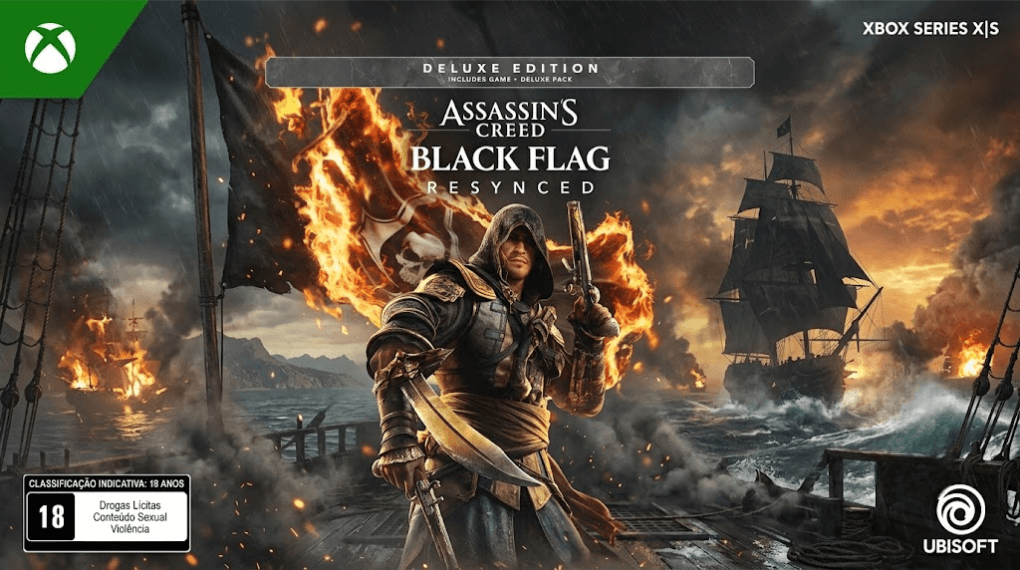 Assassin's Creed Black Flag Resynced Deluxe Edition - Pré Venda