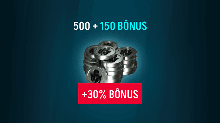 Rainbow Six Mobile - 500 Platina + Bônus de 150