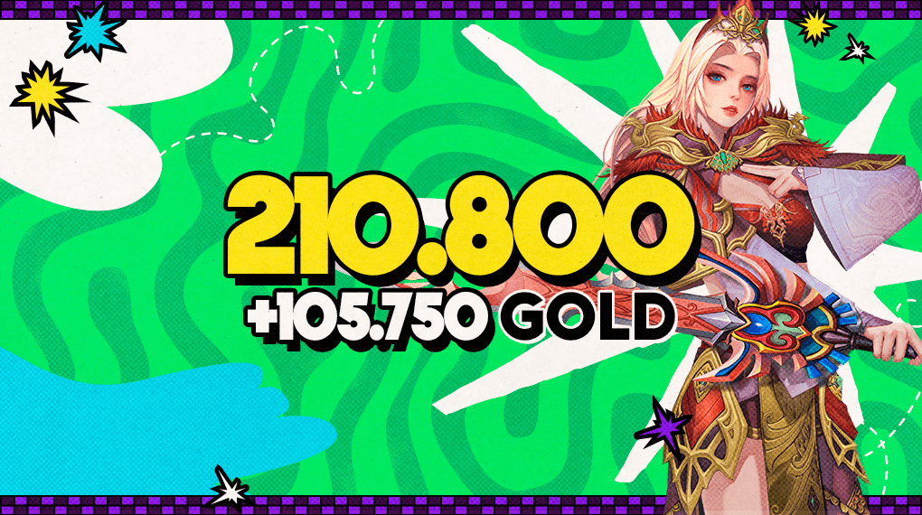 Perfect World - 210.800 Gold + 50% bônus