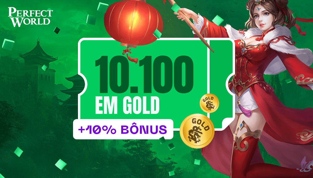 Perfect World - 10.100 Gold + 10% bônus