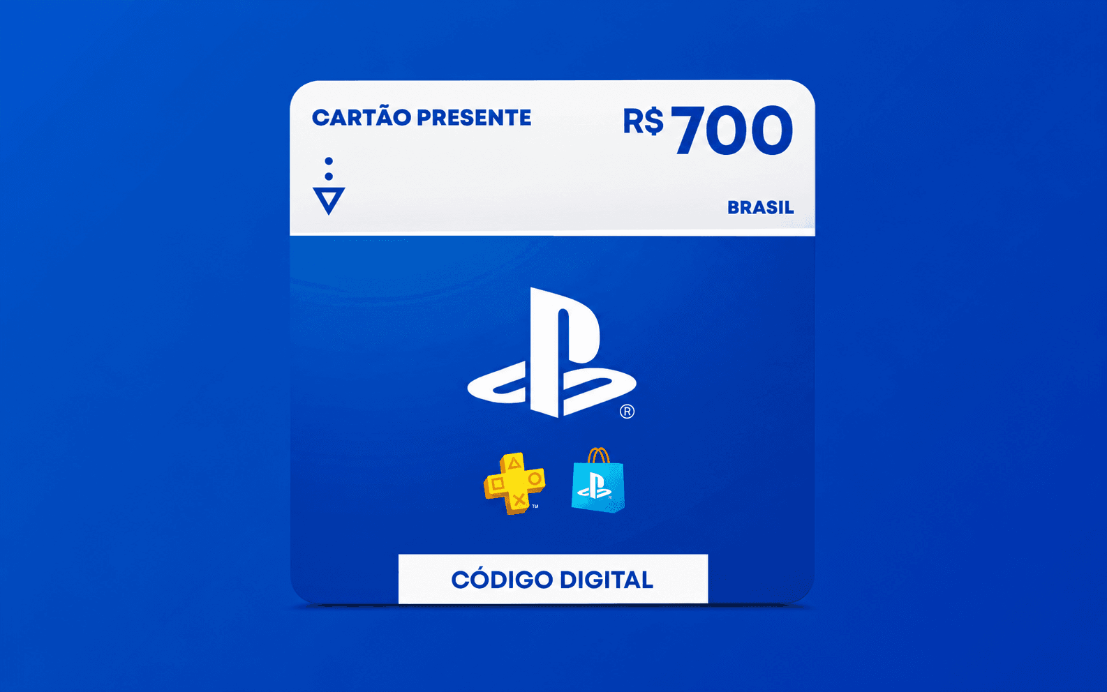 R$700 Gift Card PlayStation Store - Cartão Presente [Exclusivo Brasil]
