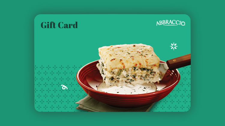 Gift Card Abbraccio - R$200