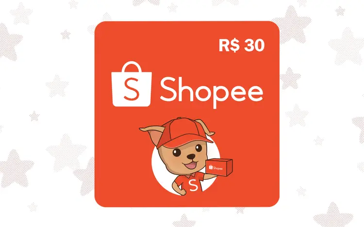 Gift Card Shopee - Vale Presente R$ 30