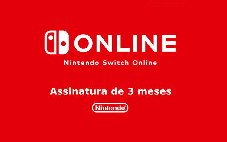 Nintendo Switch Online - 3 Meses