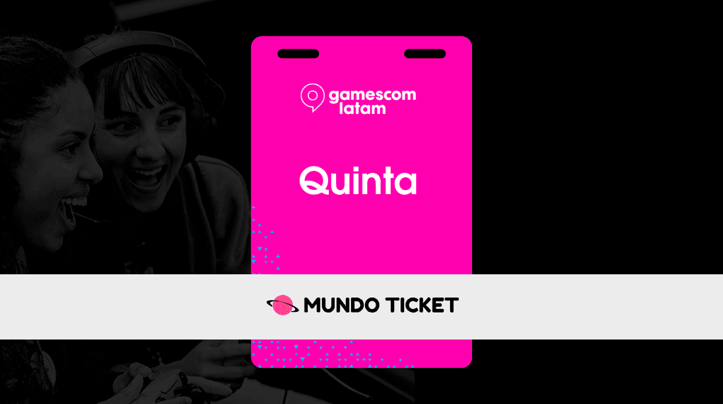 Vale-ingresso gamescom latam 2026 - Quinta
