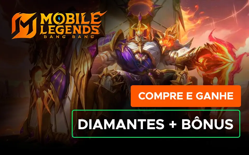 Mobile Legends - Diamantes + Bônus