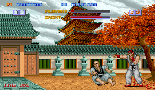 Street Fighter original gameplay 1987