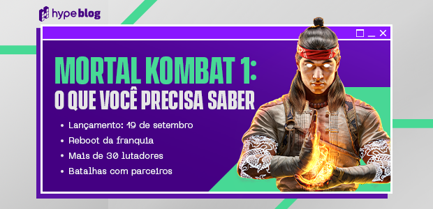 Banner anunciando novidades em Mortal Kombat 1