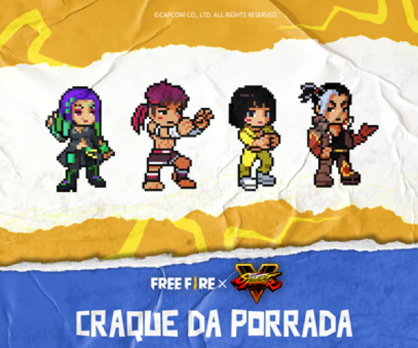 free fire street fighter craque da porrada hype games